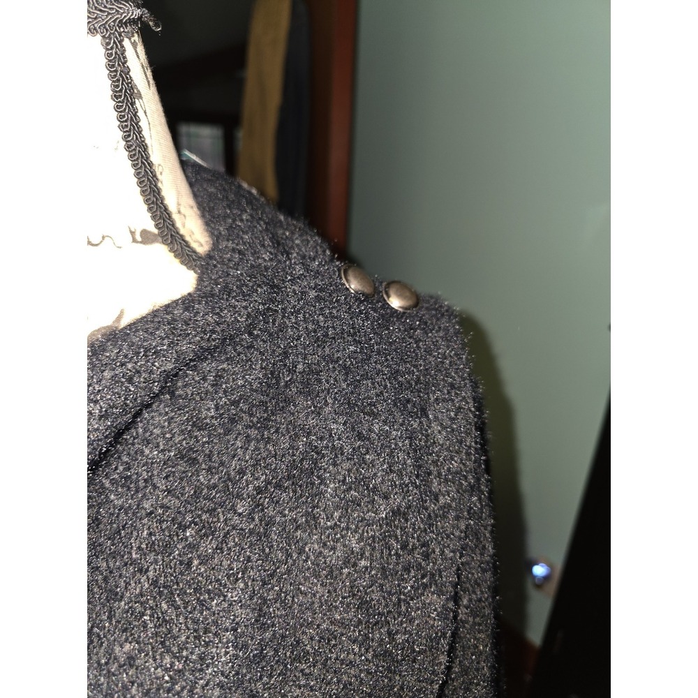 Maurices Black Cowl Neck Asymmetrical Hem Shimmer Knit Sweater Small NWT - Picture 2 of 5